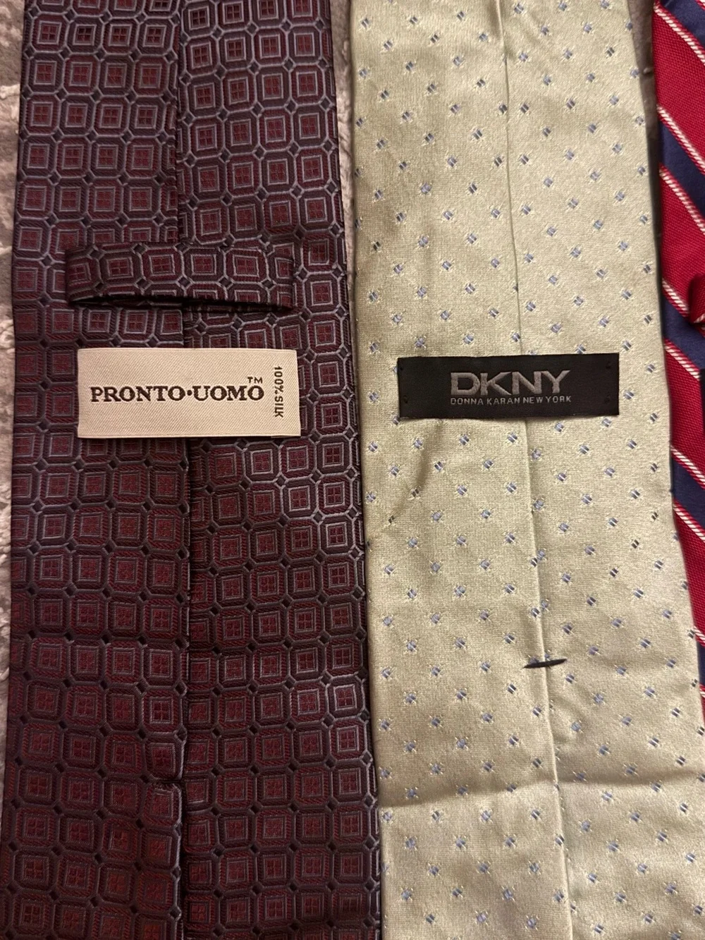 Sean John Men's Tie Set - Black, Brown, Green, Red, Blue, Gray